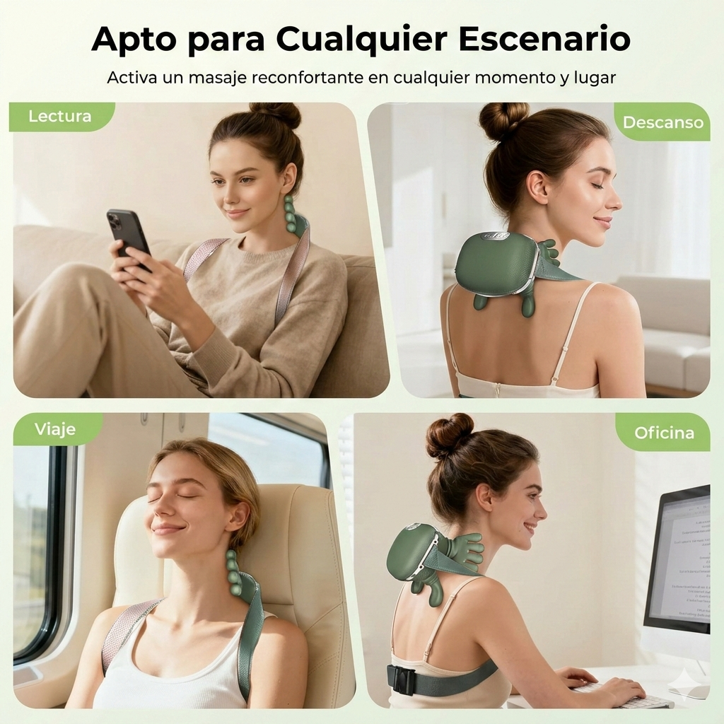 Masajeador Eléctrico Dedos 4D Portátil