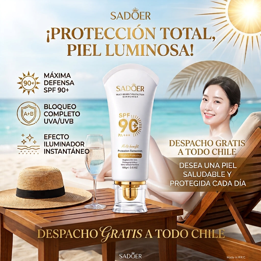 Protector Solar Sadoer SPF 90 100 mg